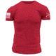 Grunt Style Basic Crew Tee Shirt - Mens, Red, Large, GS3860-L