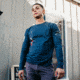 Grunt Style True Colors Long Sleeve T-Shirt - Mens, Indigo, Extra Large, GS3638-XL