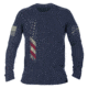 Grunt Style True Colors Long Sleeve T-Shirt - Mens, Indigo, Extra Large, GS3638-XL