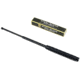 Guard Dog Security 21in Steel Baton w/ Rubber Grip Handle, Nylon Sheath w/ Ring, 2-Part Box, Black BT-GD21BK