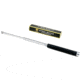 Guard Dog Security 21in Steel Baton w/ Rubber Grip Handle, Nylon Sheath w/ Ring, 2-Part Box, Silver BT-GD21SL