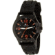 H3 Tactical H3.602233.09 Colors Mens Watch - Black Rubber Band, Black Dial, Orange Markers