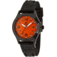 H3 Tactical H3.602531.09 Colors Mens Watch - Black Rubber Band, Orange Dial, White Markers