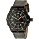 H3 Tactical H3.102181.11 Xtreme-Tec Mens Watch - 48mm, Black Dial, Black Leather Band 