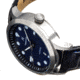 Heritor Automatic Bradford Leather-Band Watch w/Date, Blue/Black - Mens, HERHS1104