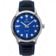 Heritor Automatic Bradford Leather-Band Watch w/Date, Blue/Black, One Size, HERHS1109