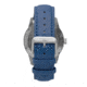 Heritor Automatic Jonas Leather-Band Skeleton Watch, Silver/Blue - Mens, HERHR9503