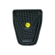 HEROs PRIDE AirTek Chain Handcuff Case, Basket Weave, Brass Hardware, Black, 1450WA