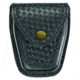 Hero's Pride Handcuff Case, Single, Med/Hinged, AirTek, BW, Brass Snap, Medium 1451WG