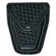 Hero's Pride Handcuff Case, Single, Small/Chain, AirTek, BW, Black Snap, Small 1450WB