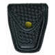 Hero's Pride Handcuff Case, Single, Small/Chain, AirTek, BW, Brass Snap, Small 1450WG
