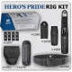 Heros Pride Ballistic Duty Gear Rig--8 Pc , Belt Size Large , 34 thru 40, Black R1234B-L