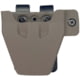 High Speed Gear S&amp;W Chained Handcuff Pouch, Universal HSG Clips, Flat Dark Earth, 42DCSCFD
