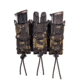 High Speed Gear HSGI Triple Pistol Taco MOLLE Mag Pouch, MultiCam Black, 11PT03MB