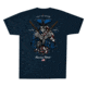HOWITZER Freedom Fighter S/S Tee - Mens, Denim/Black Heather, 2XL, CV7078-DBHE-2X