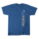 HOWITZER Stencil People S/S Tee - Mens, Electric Blue Heather, 3XL, CV6781-ELHE-3X