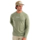 HUK Performance Fishing Airweight Long Sleeve Crew - Men's, Seagrass Hthr, Medium, H1200739-486-M
