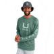 HUK Performance Fishing Icon LS Crew Shirt - Mens, North Atlantic, Small, H1200573-365-S