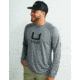 HUK Performance Fishing KC Icon Graphic Long Shirt - Mens, Night Owl, 2XL, H1200629-016-XXL