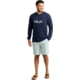 HUK Performance Fishing Logo Long Sleeve Tee - Men's, Naval Academy, Extra Large, H1000532-413-XL