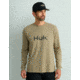 HUK Performance Fishing Logo Long Sleeve Tee - Mens, Overland Trek, Medium, H1000532-319-M