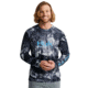HUK Performance Fishing Mossy Oak Pursuit Performance Crew - Mens, Moe Sw Midnight, Extra Large, H1200610-979-XL