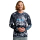 HUK Performance Fishing Mossy Oak Pursuit Performance Crew - Men's, Moe Sw Midnight, Medium, H1200610-979-M