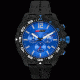 Isobrite Isobrite T100 Blue Dial Chronograph Watch, Blue/Black ISO402