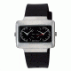 Issey Miyake SILAi018 Vakio Mens Dual-Dial Watch - Silver Metal Band, Silver Case