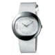 Issey Miyake SILAm001 Vakio Suomi Watch - White Band, Silver Case