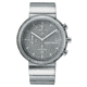 Issey Miyake SILAq004 Trapezoid Mens Watch - Silver Metal Band, Gray Case