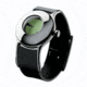 Issey Miyake SILAr001 Ovo Luminous Mens Watch - Black Band, Silver, Luminous Face Case