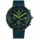 Issey Miyake SILAt002 Trapezoid Al Mens Watch - Blue Band, Blue Case