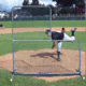 Jugs Sports 6-foot Quick-Snap L-Shaped Pitchers Screen S1000