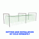 JUGS Frame for Batting Cage Net #7, 119-lb. &amp; 191-lb.