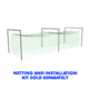 Jugs Batting Cage No. 3 - for 191lb netting FRM300