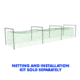 Jugs Batting Cage No3 - for 381lb netting FRM305