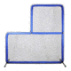 JUGS Blue Series Protector L-Screen, Blue Frame/Black Net S1003