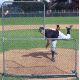 Jugs Sports Replacement Net for 6-foot Quick-Snap L-Shaped Pitcher Screen - NET ONLY S4000