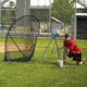 JUGS Small-Ball Machine Package w/ Screen, Small-Balls, Home Plate, Hitting Stick A0060