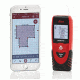 Leica DISTO D1 - Bluetooth 4.0, 130ft Range, 1/16in Accuracy, Works with Free DISTO Sketch App, Red/Black, 4.53in x 1.71in x 0.93in, NSN none, 846805