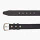 Lejon Brushgun Leather Belt - Mens, Black, 34, VA-81371-34
