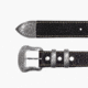 Lejon Wild Bill II Leather Belt - Mens, Black, 42, VB-8221-42