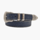Lejon Wild Bill II Leather Belt - Mens, Navy, 36, VB-8225-36