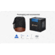 Leofoto HB-70 70mm Pro Heavy-Duty Ball Head w/Quick Release Plate &amp; Case, Black, HB-70