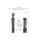 Leofoto LX-284CT/XB-38 Reversible Travel Tripod w/ Ball Head Set, Black, LX-284CT+XB-38
