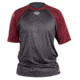 Louisville Slugger Adult Slugger Loose-Fit Raglan Short Sleeve Shirt,Grey/Maroon,Medium LS1527-AM-GY-MR