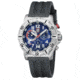 LUMINOX Dive Chrono Watch w/ Black PU Strap, Blue/Silver, 44mm A.8153.RP