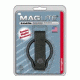 Maglite D-Cell Flashlight Black Basketweave Leather Belt Holsters