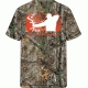 Major League Bowhunter Mens MLB Blaze Logo S,S Tee, Rt Xtra, Small MLI010008.239105.S